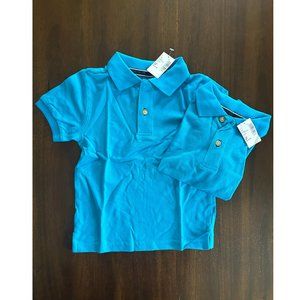 2T BOYS Blue Collared Polo Shirt, Short Sleeves NEW, THE CHILDREN'S PLACE (2)